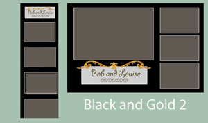 Ornate Black and Gold Theme