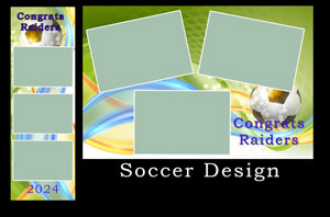 Flowing Soccer Themed